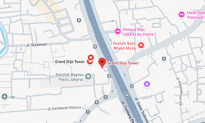 Peta Lokasi Grand Slipi Tower